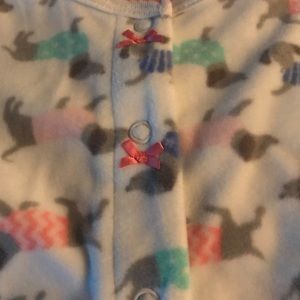 NWT fleece onesie by Carter’s